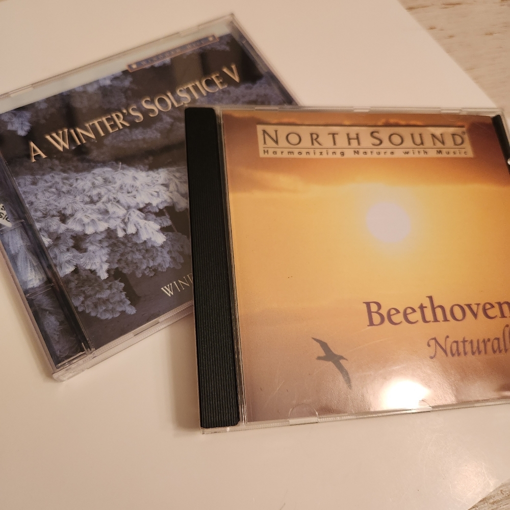 2 EASY LISTENING CDs. BEETHOVEN &WINTER SOLSTICE  V